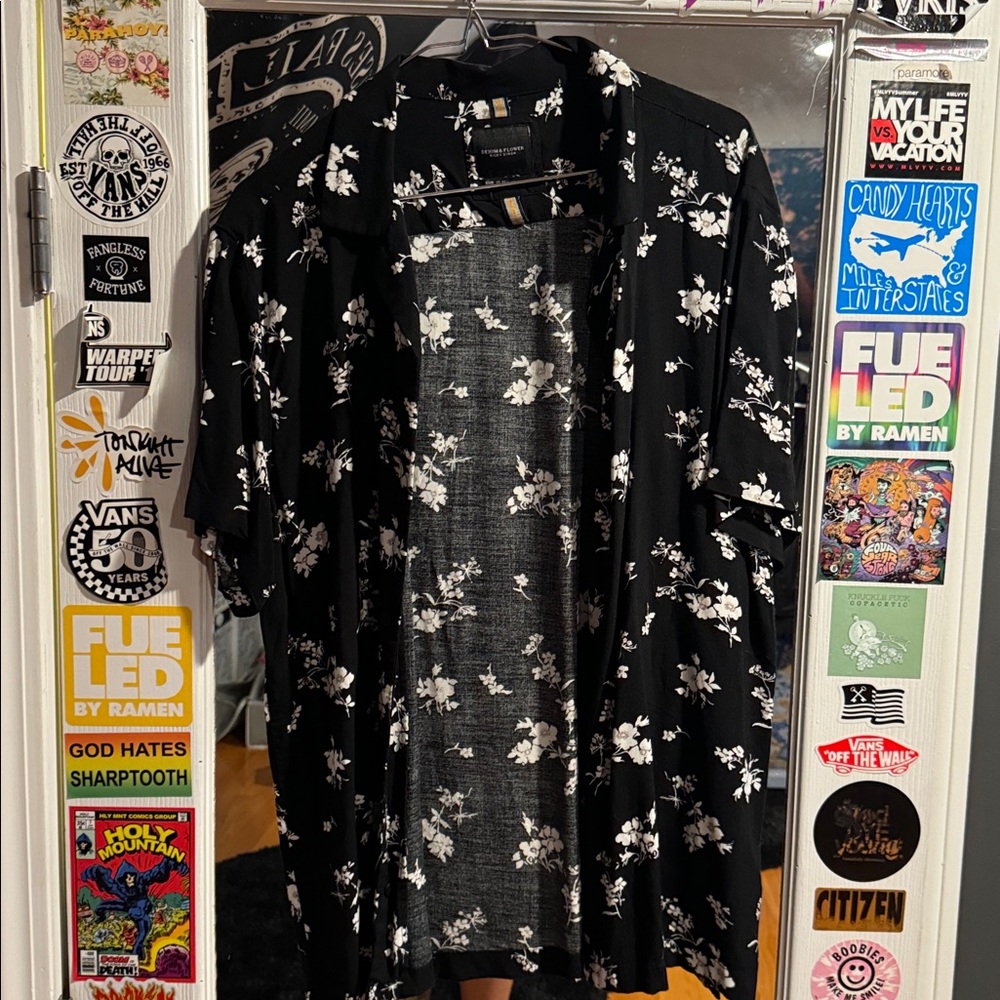 Floral Button Up